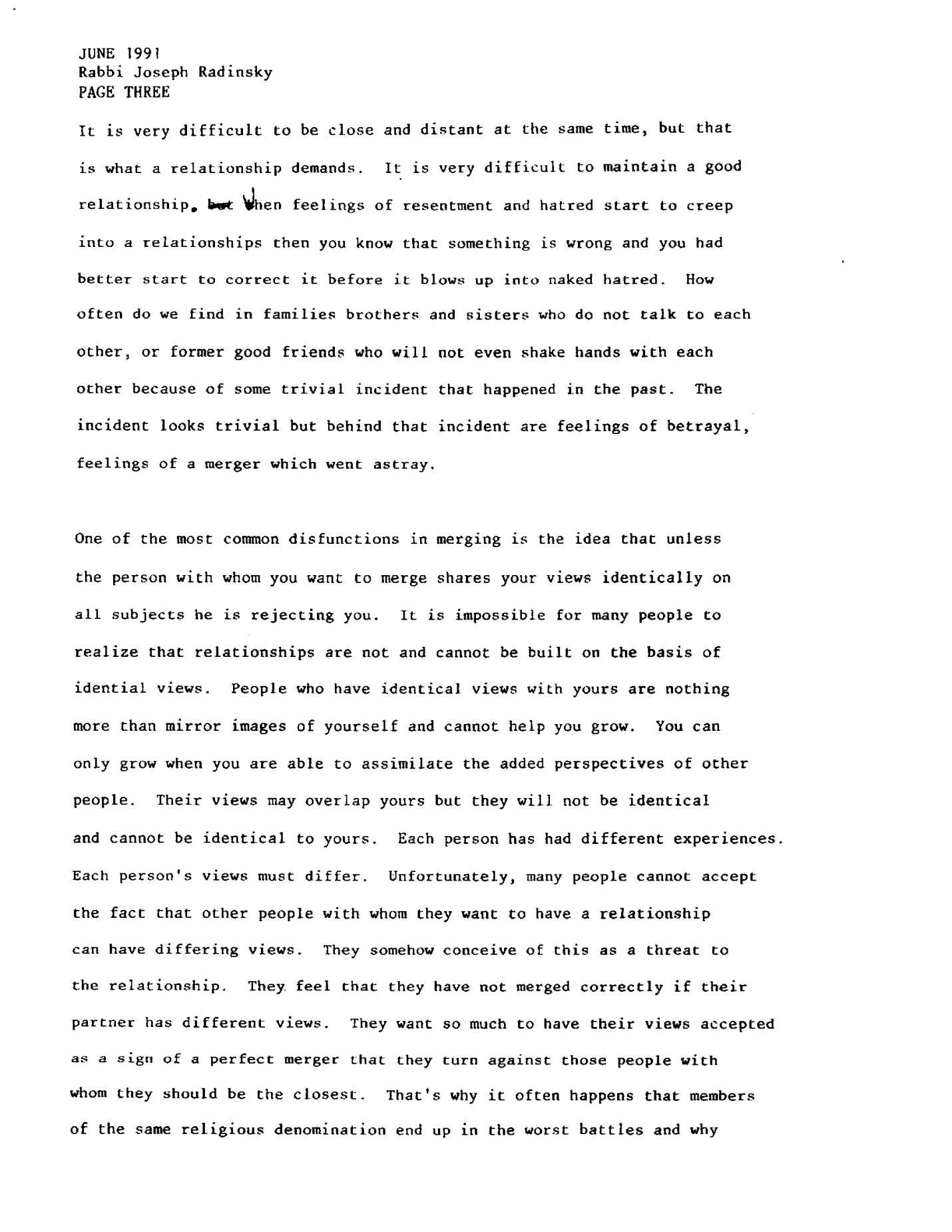 korach 1991
