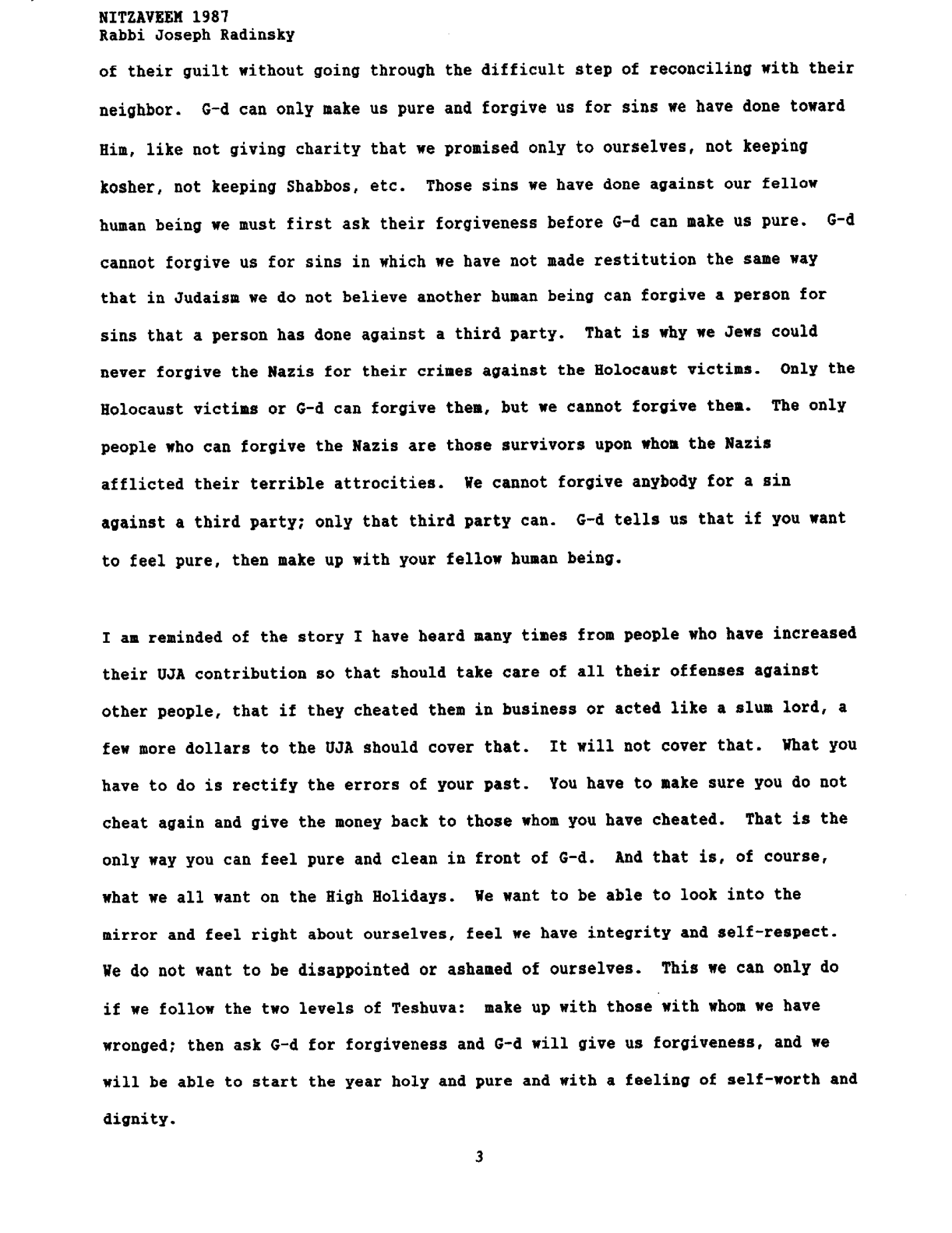 nitzavim 1987