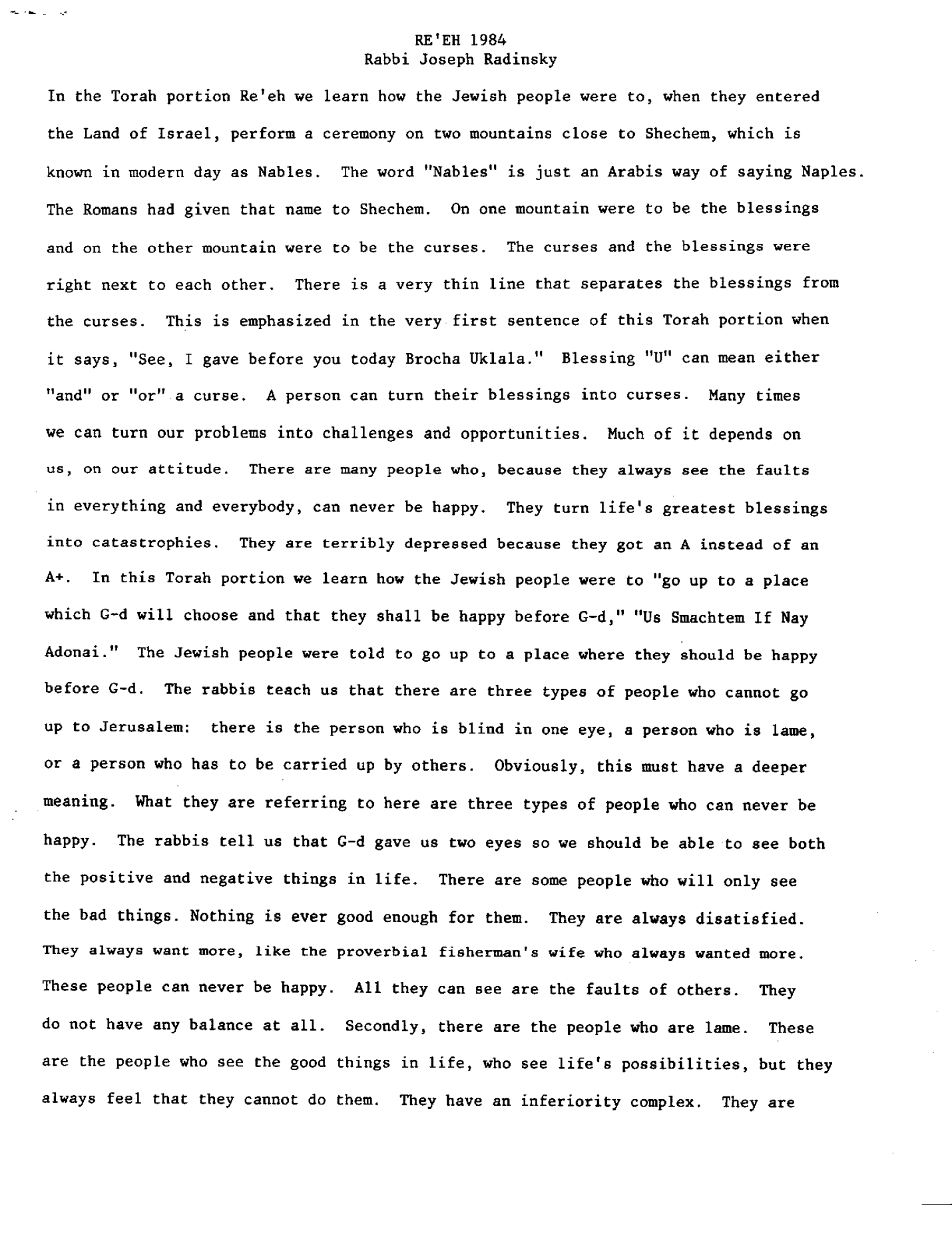 re'eh 1984