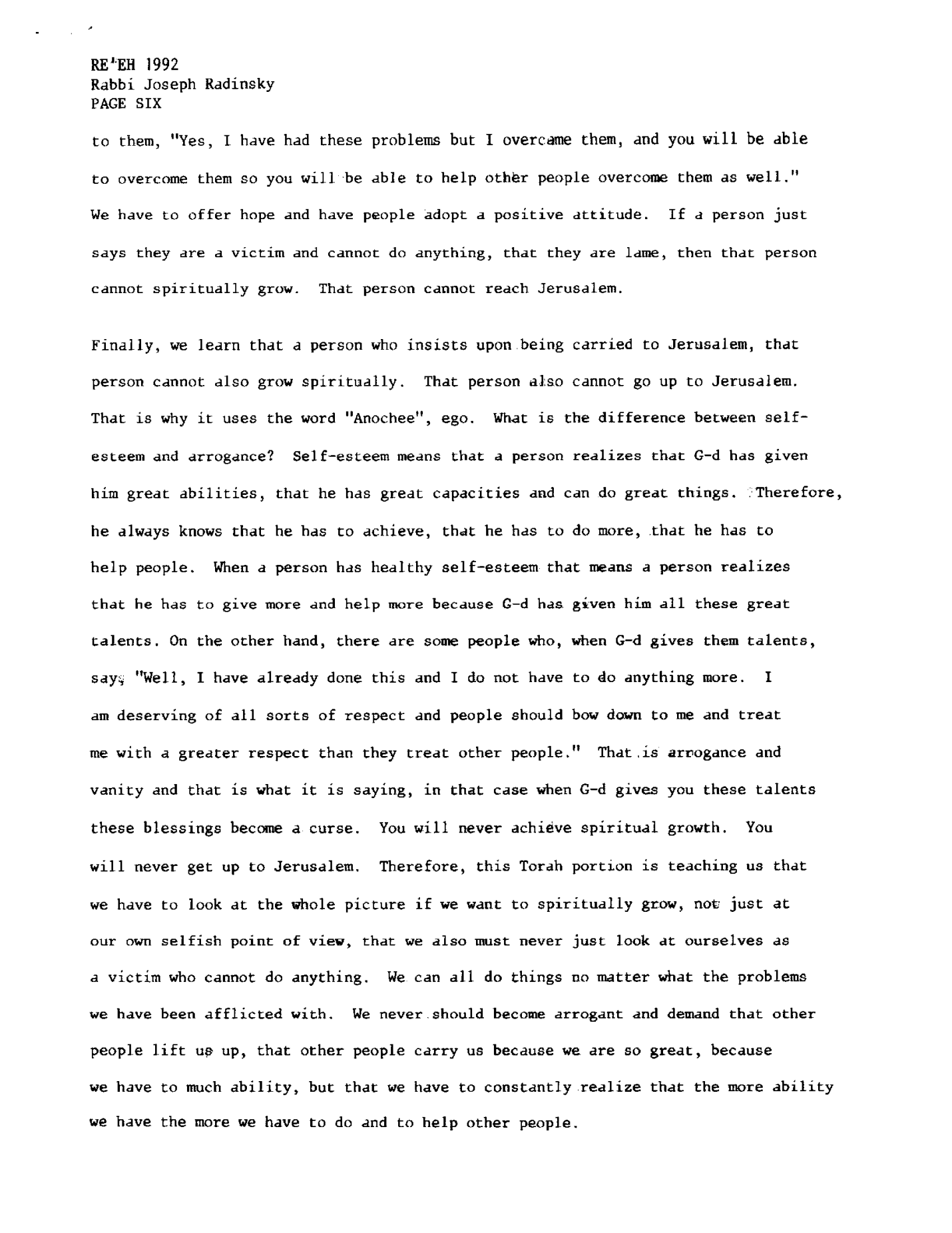 re'eh 1992