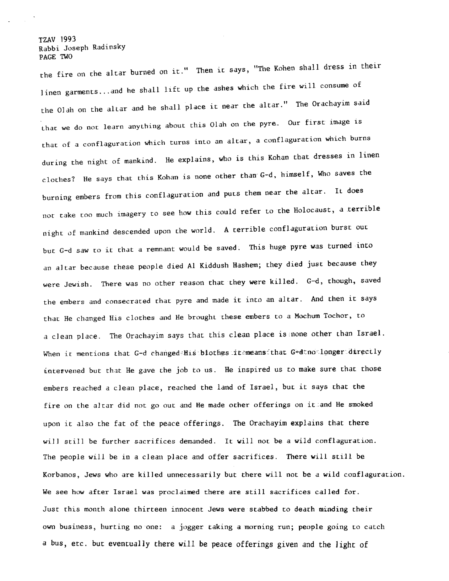 tzav 1993