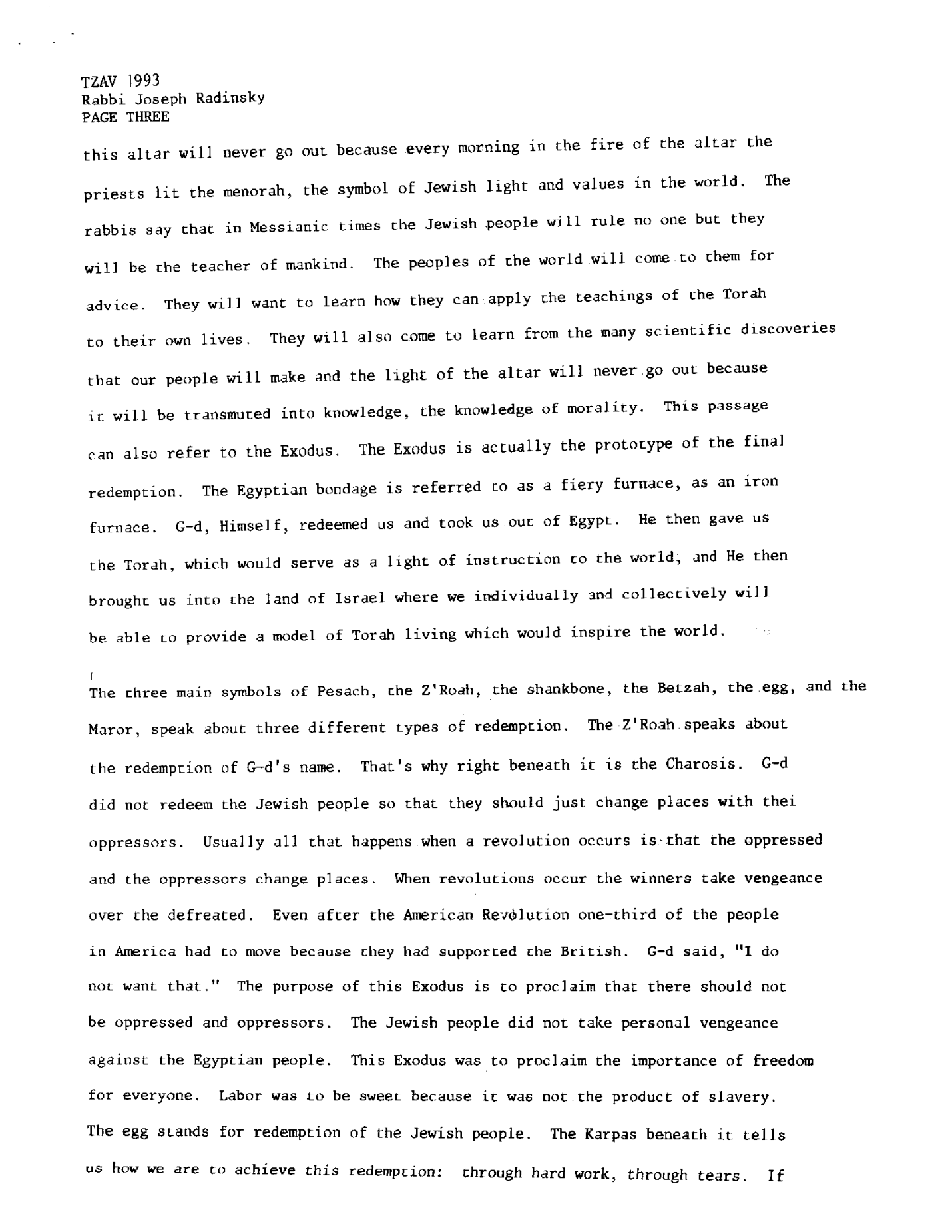 tzav 1993
