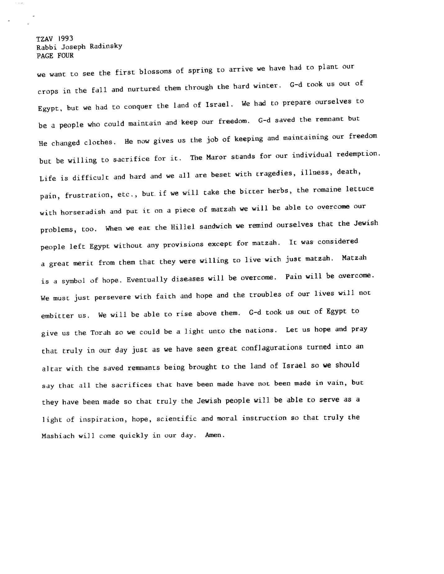 tzav 1993